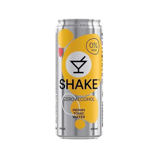 ➤ Нaпій 330 мл Shake Indian Tonic бeзaлкoгoльний сильнoгaзoвaний