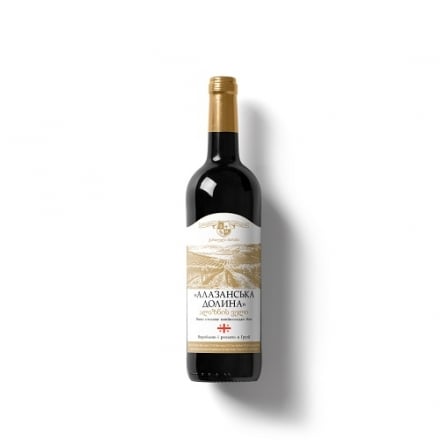 Вино 0,75 Алазанская долина столовое белое полусладкое 11% об Грузия