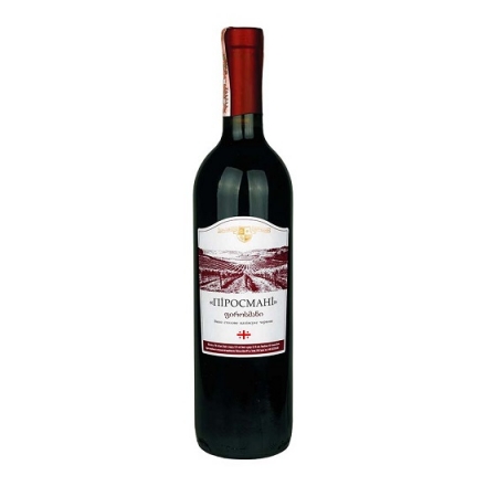 Вино 0,75 л Пиросмани красное столовое полусухое 12% об Грузия