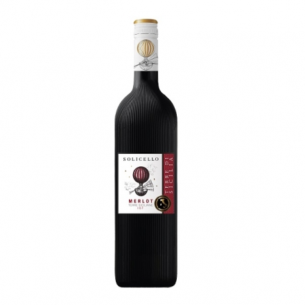 Вино 0,75 л Solicello Merlot Rosso сухе червоне 12%, Італія