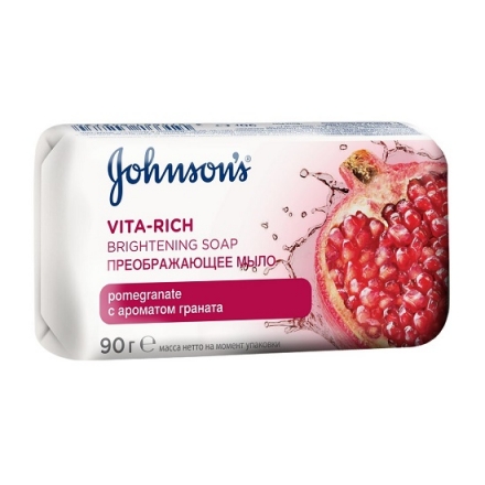 Мило 90 г Johnson's Vita Rich Перетворююче з екстрактом папайї/аромат лісових ягід м/уп