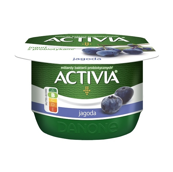 Йогурт 120 г Activia чорниця п/стакан Польща купити в Києві та Україні ...