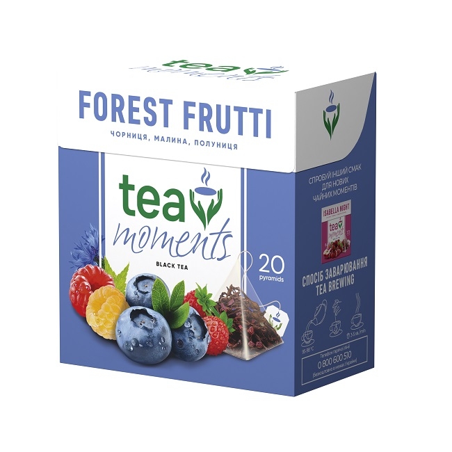 Чай (20ф/п *1,7 г) Tea Moments Forest Fruit пірамідка к/уп