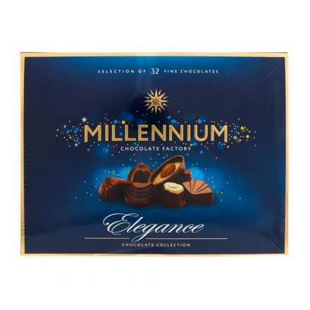 Конфеты 285 г Millennium Elegance Ассорти молочный шоколад