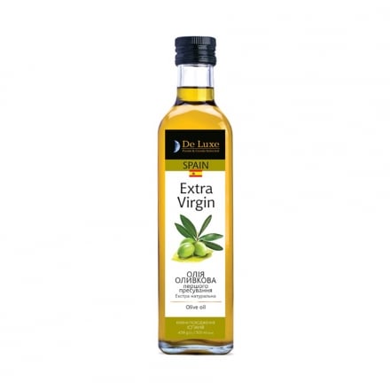 Олія 0,5л De Luxe Foods&Goods Selected оливкова Extra Virgin