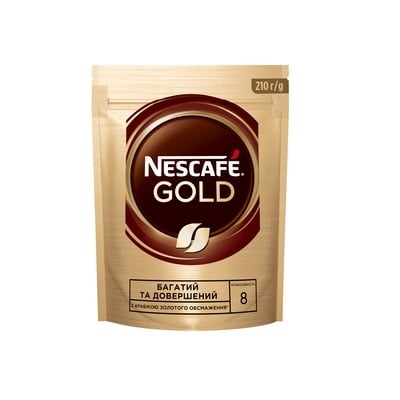 Кофе 210 г Nescafe Gold растворимый сублимированный
