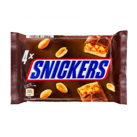 Батончик 200г Mars Snickers мультиупаковка