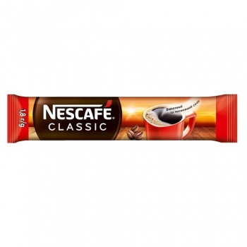 Кофе 1,8 г Nescafe Classic растворимый гранулированный стик