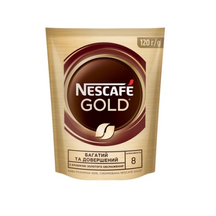 Кофе 120 г Nescafe Gold растворимый сублимированный