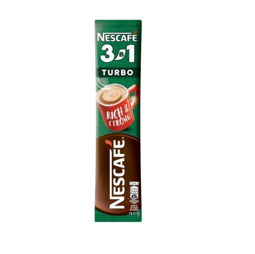 ➤ Напій кавовий 13г Nescafe Мікс Тurbo розчинний зелений (3 в 1