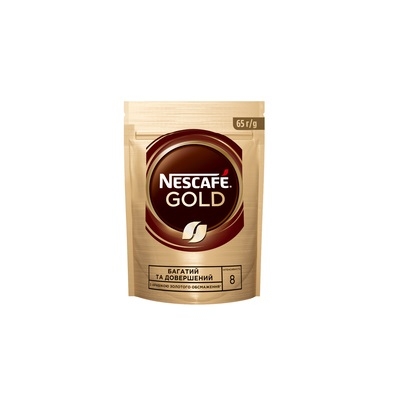 Кофе 65 г Nescafe Gold растворимый сублимированный 