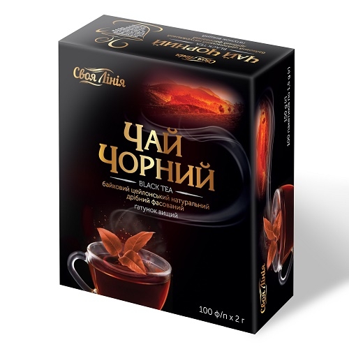 Чай (100 ф/п х 2г) Своя Лінія чорний байховий дрібний купити в Києві та ...