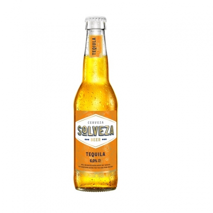 Пиво 330 мл Solveza зі смаком агави та лимона спеціальне світле пастеризоване 6% об ск/бут Польща