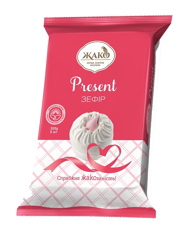 Зефир 300 г Жако Present купить в Киеве и Украине по цене от 0 грн ...