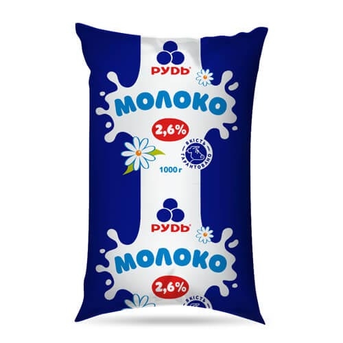 Молоко 1 кг Рудь 2,6% купити в Києві та Україні за ціною від 0 грн ...