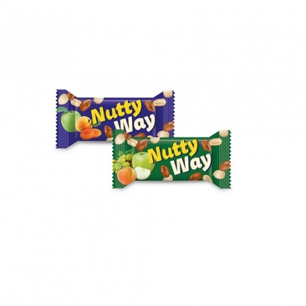 Цукерки VALE Nutty Way глазуровані кондитерською глазур'ю вагові