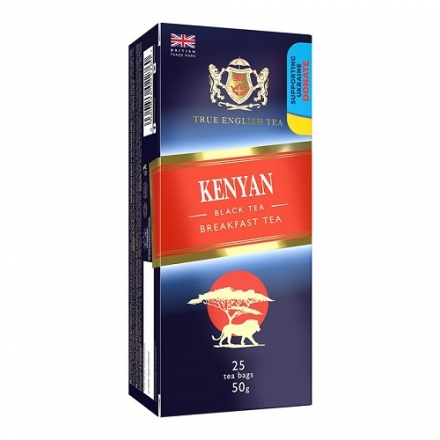 Чай (25 ф/п * 2 г) ТЕТ Кенійський чорний байховий дрібний к/уп