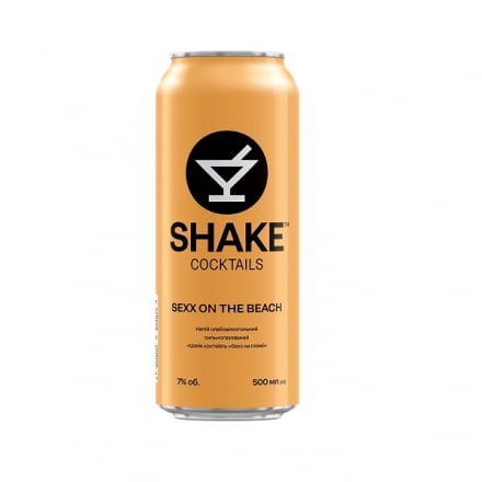 Напій 0,5л Shake Sexx на пляжі слабоалкогольний сильногазований 7%