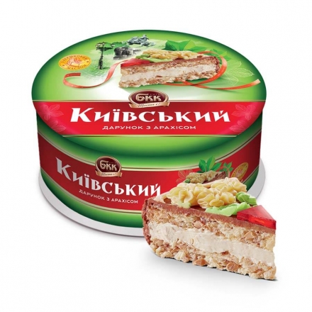 Торт 450 г КБКК Киевский подарок с арахисом