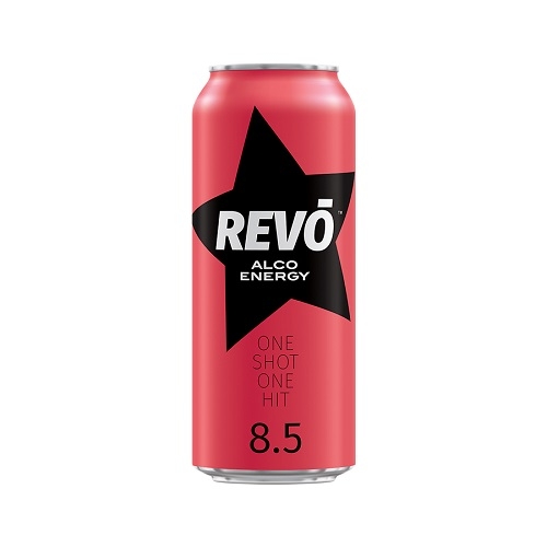 Напій 0,5л Revo Cherry Аlco Energy алкогольний газований 8,5%