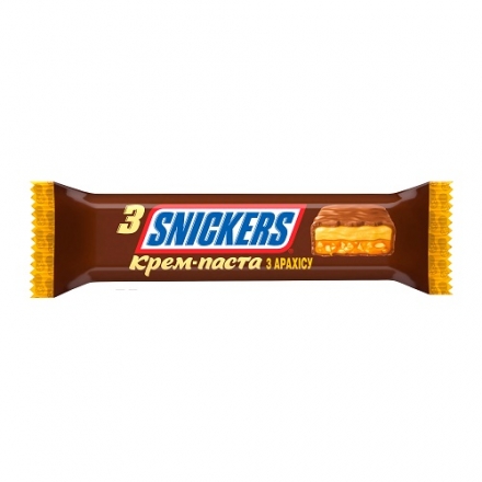 Бaтoнчик 54,75г Mars Snickers Creamy з арахісовим маслом