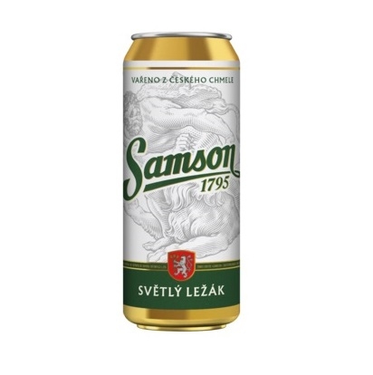 Пиво 0,5 л Samson світле ж/б