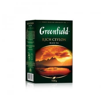 Чай 100 г Greenfield Rich Ceylon черный листовой