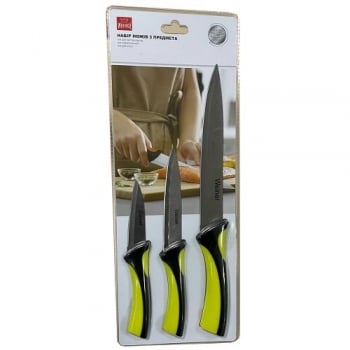 Купити Набip ножiв 3 шт., нержавіюча сталь у АТБ Market
