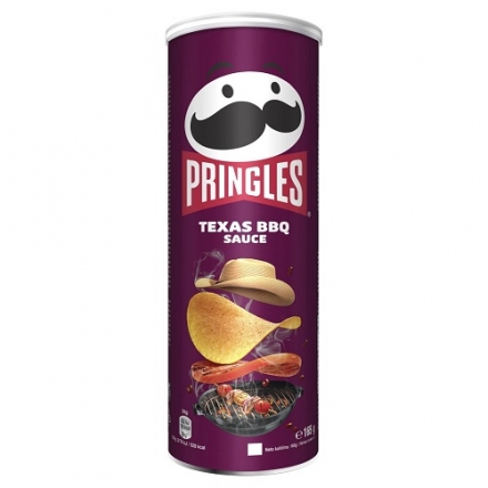 Чипси 165 г PRINGLES картопляні зі смаком техаського соусу барбекю к/уп