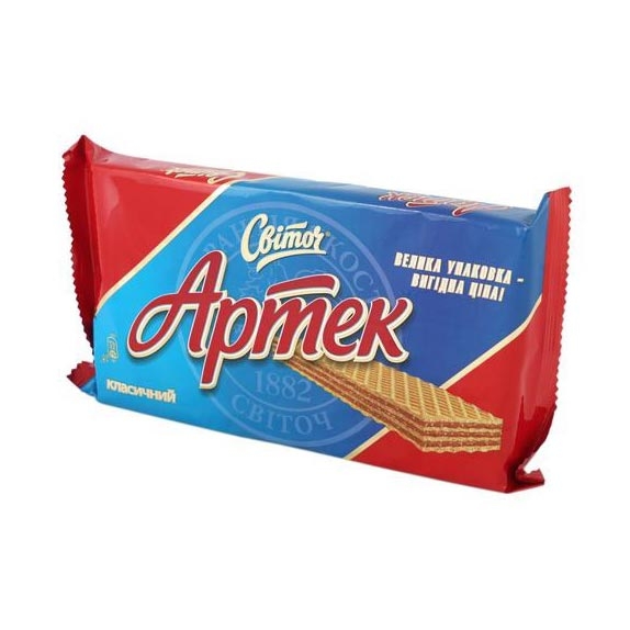 Вафлі 250г Світоч Артек Класичний купити в Києві та Україні за ціною ...