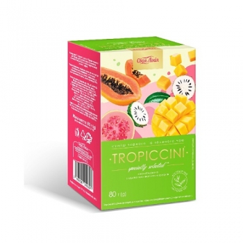 Купить Чай 80г Своя Лінія суміш чорн. та зеленого ТРОПІЧІНІ ароматизована з дод. екзотичних фруктів, к/уп в АТБ Market