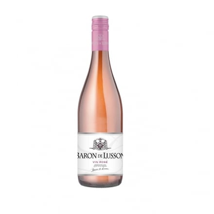 Вино 0,75 л Baron de Lusson сухое розовое 10.5% об Франция