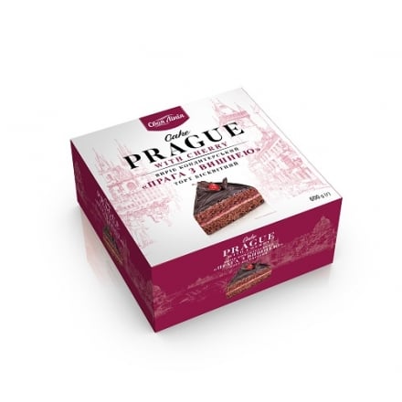 Купить Торт 0,6 кг Своя линия Прага с вишней  в АТБ Market