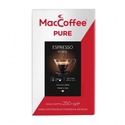 Кава 250 г MacCoffee Espresso Forte смажена натуральна мелена