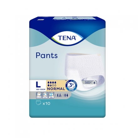 Підгузки-трусики для дорослих 10шт Tena Pants Normal Large м/уп