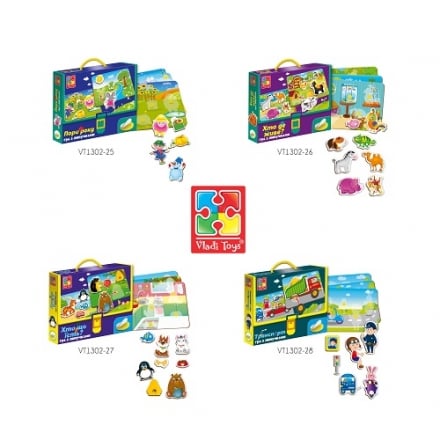 Купити Гра розвиваюча з липучками та персонажами у АТБ Market