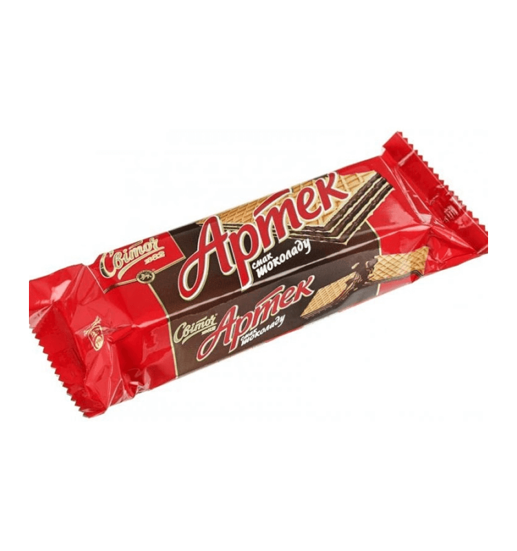 Вафлі 80г Світоч Артек смак шоколаду купити в Києві та Україні за ціною ...