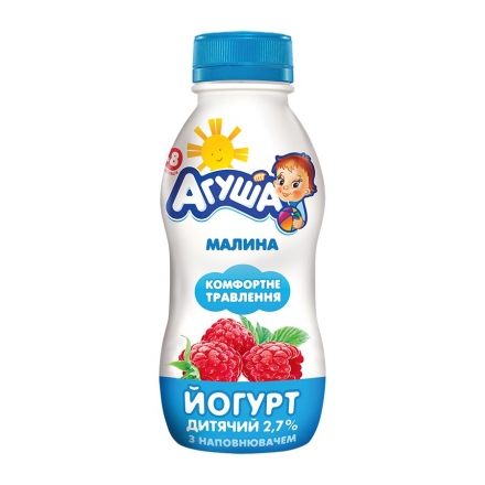 Йогурт 200 г Агуша Малина 2,7%