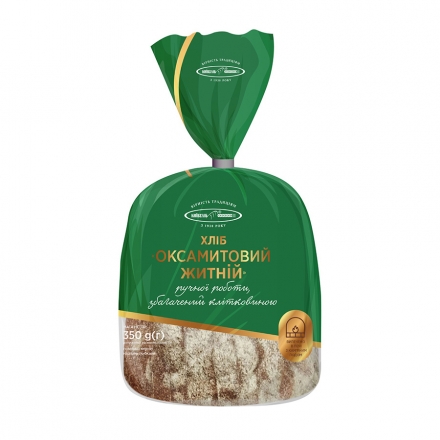 Хлеб 350 г Киевхлеб Бархатный ржаной половина нарезанный