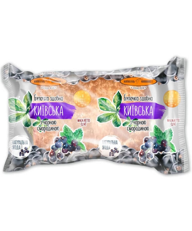 Булочка 100г Київхліб Здобна Київська з чорною смородиною купити в ...