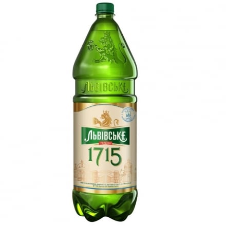 Пиво 2,4 л Львовское 1715 Премиум Лагер