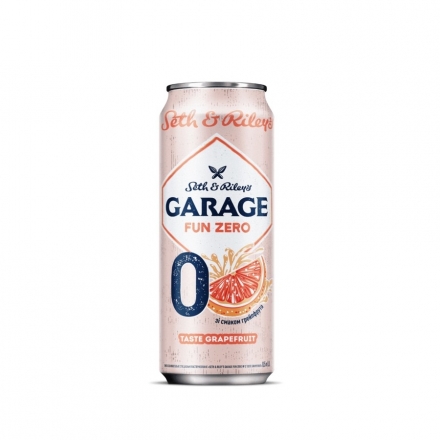 Пивo безалкогольне 0,5 л Seth&Riley's Garage fun zero №0 taste Grapefruit ж/б