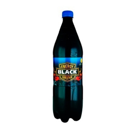 Напиток 1 л Black ICE безалкогольный энергетический сильногазированный