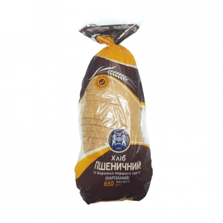 Хлеб 0,65 кг Кулиничи пшеничный нарезанный