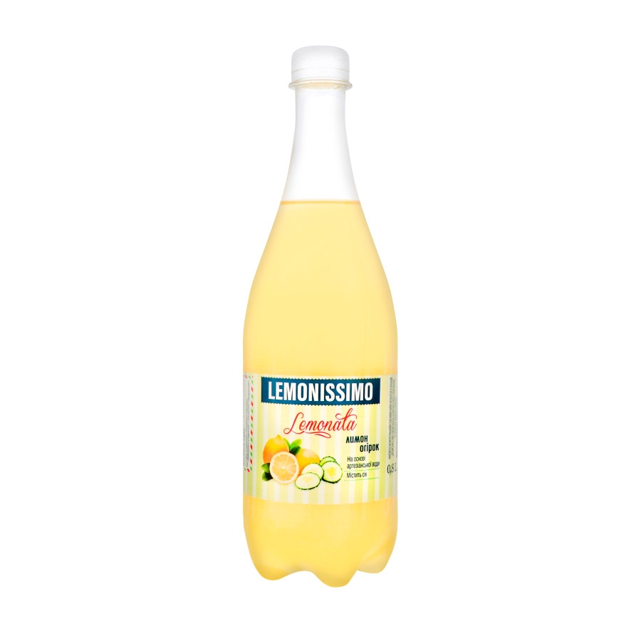 Напій 0,8л LEMONISSIMO Lemonata зі смаком Лимон-Огірок безалкогольний ...