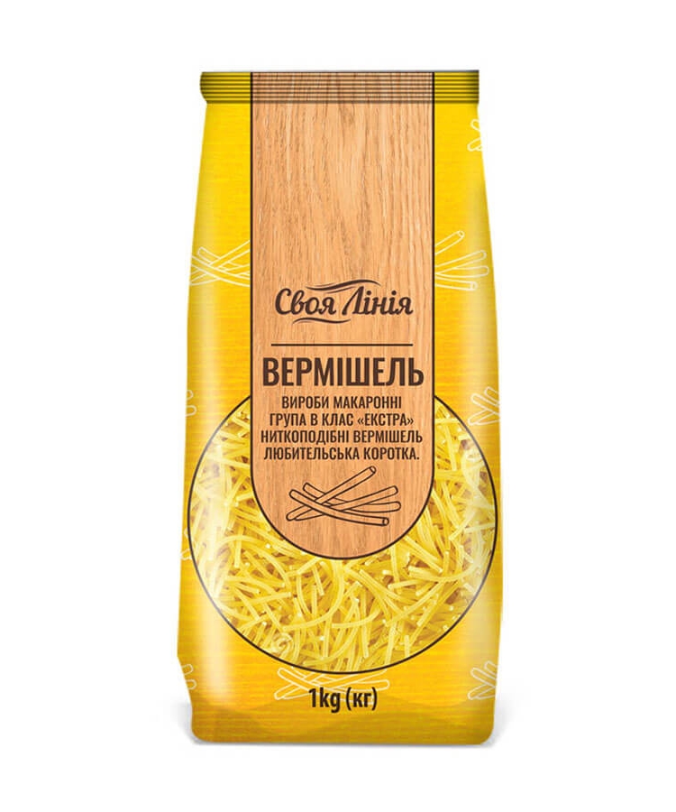 Мак. Вир. 1 кг Своя Лінія Вермішель купити в Києві та Україні за ціною ...