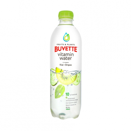 Напій 0,5л Buvette Vitamin Water зі смаком Огірка та ківі