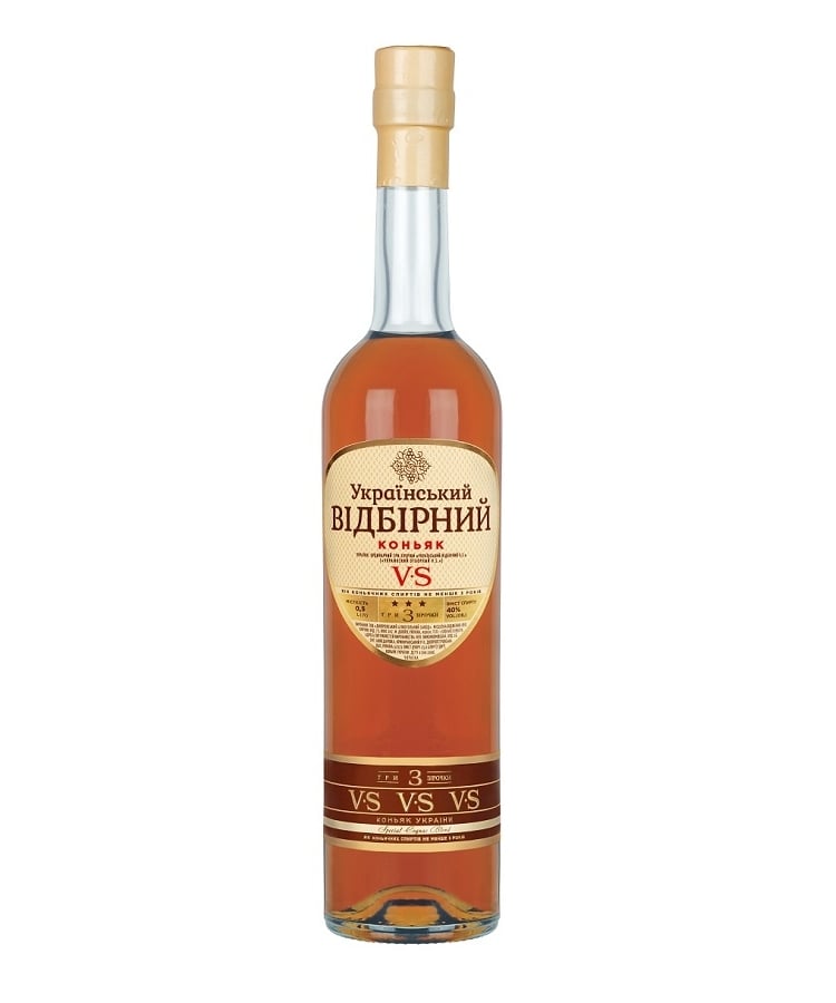 Коньяк 0,5 л Український відбірний ординарний 3 зірочки 40% об ск/бут ...