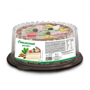 Купить Торт 0,55 кг Своя Лінія Столичний повітряно-горіховий п/уп в АТБ Market