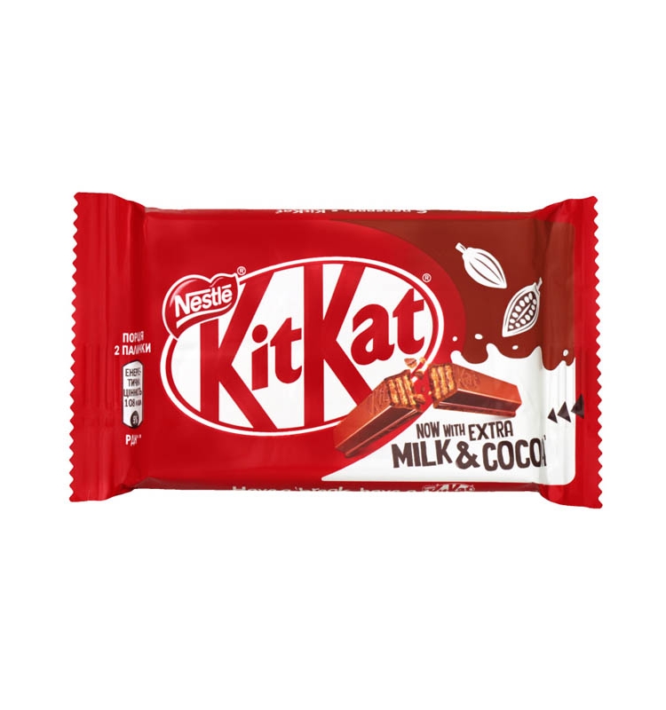 Вафлі 41,5г Nestle Kit Kat у молочному шоколаді